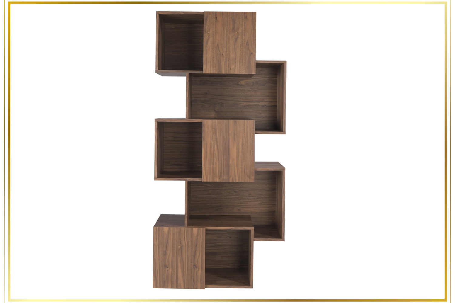 Étagère Rangement Armoire Meuble de rangement Bibliothèque Étagère murale Étagère en bois Étagère modulable
